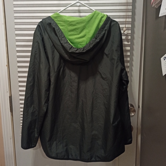 Nike Men's windbreaker  zip up jacket Gray , size large - Picture 6 of 9